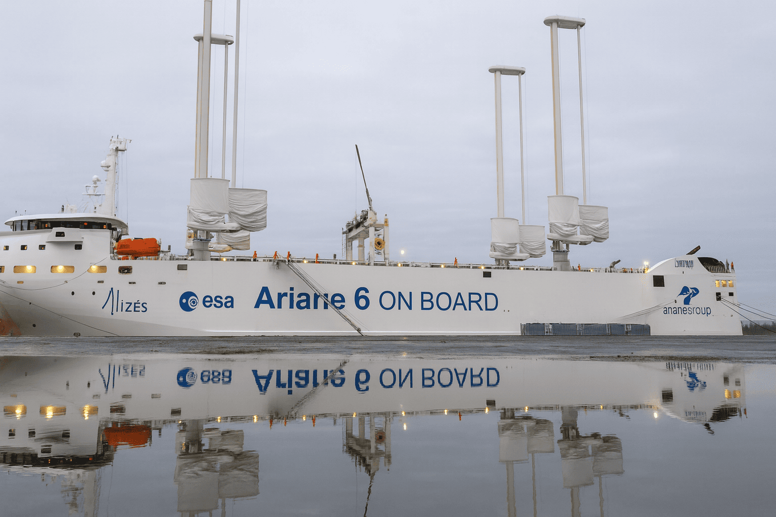 Le cargo hybride Canopée en route pour la mission Amazon Leo